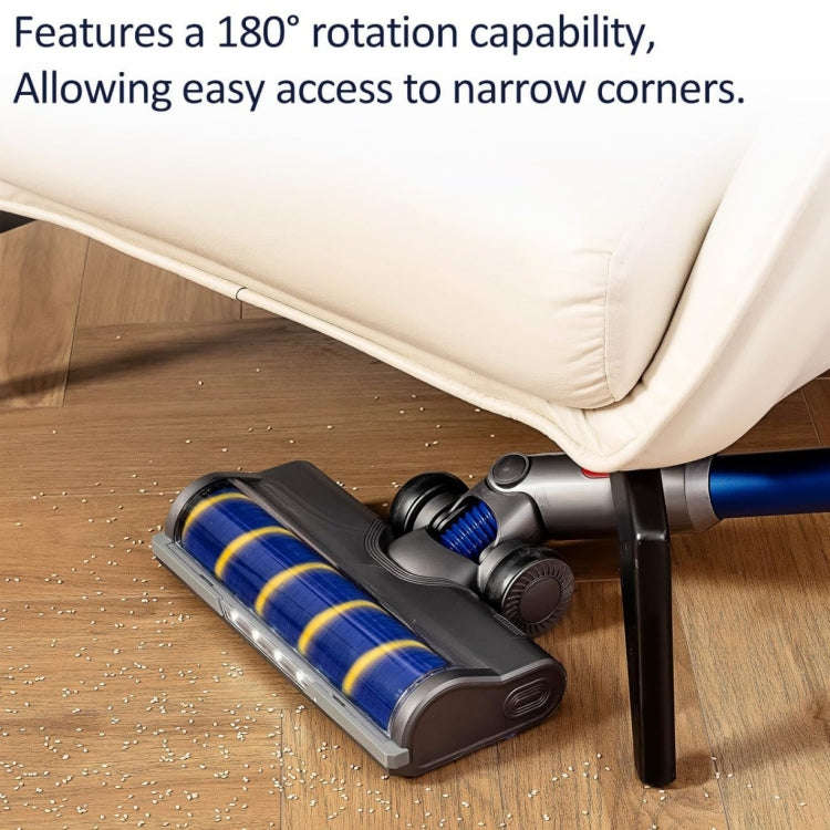 For Dyson V6 / V7 / V8 / V10 / V11 / V15 Soft Velvet Floor Brush & Direct Drive Roller Set with L...