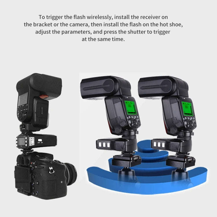 For Nikon Pixel King Pro Camera Wireless Radio Flash TTL Transmitter and Receiver