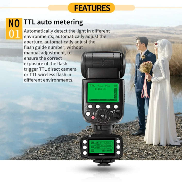 For Sony Pixel King Pro Camera Wireless Radio Flash TTL Transmitter and Receiver