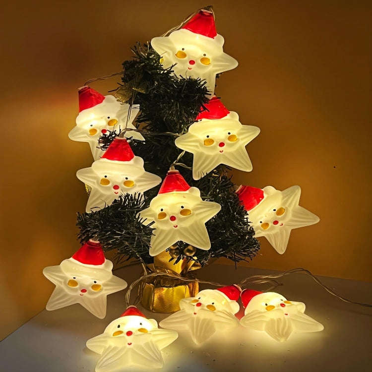 USB Christmas Light String LED Decoration Holiday Window Atmosphere Light, Length: 1.5m 10 Lights...