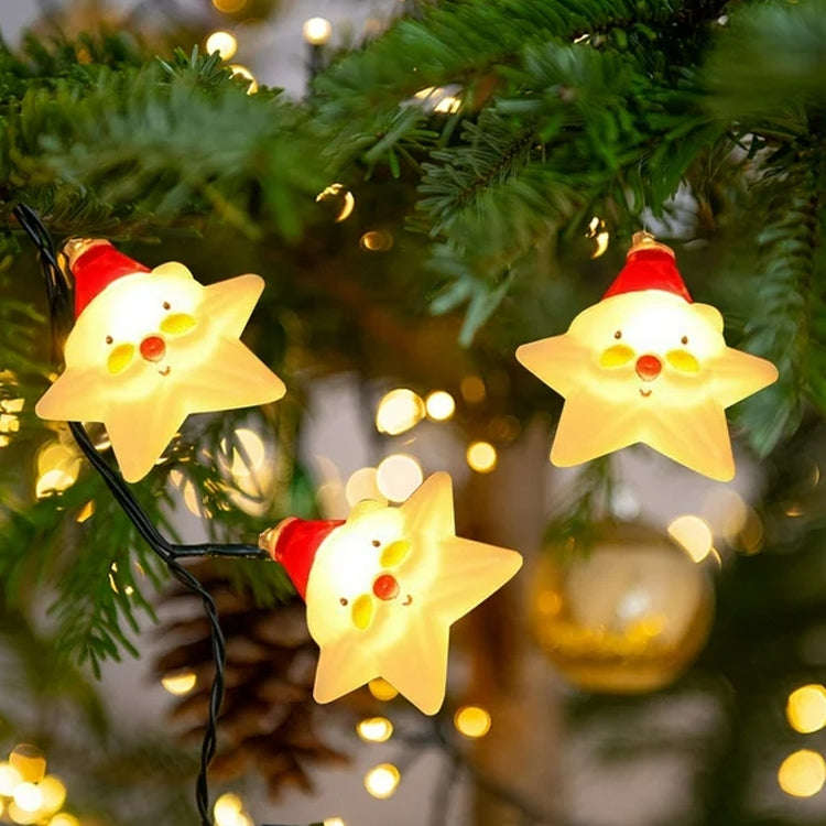 USB Christmas Light String LED Decoration Holiday Window Atmosphere Light, Length: 1.5m 10 Lights...