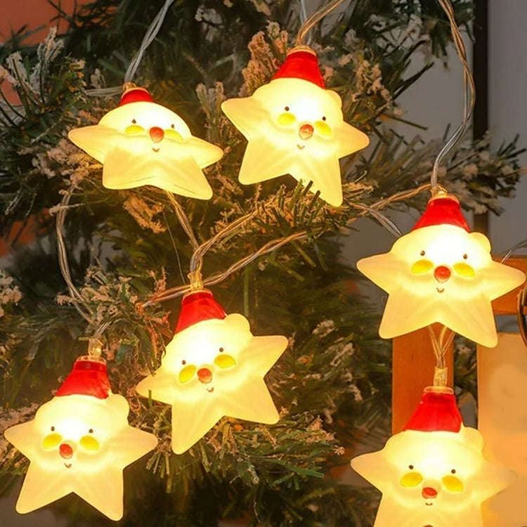 USB Christmas Light String LED Decoration Holiday Window Atmosphere Light, Length: 1.5m 10 Lights...