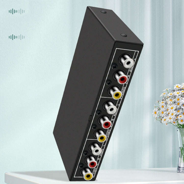 VSW21 AV 2 In 1 Out Audio Switcher RCA Audio Selector Box