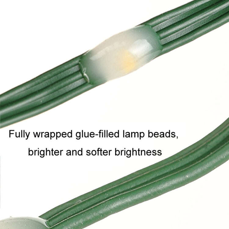 LED Llight String Outdoor Waterproof Christmas Holiday Garden Decoration, Length: 10m 100 Light(W...