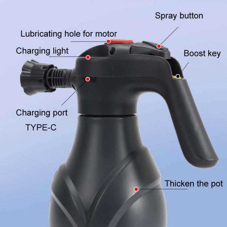 8969 Car Cordless High Pressure Car Wash Foam Sprayer Gardening Watering Tools