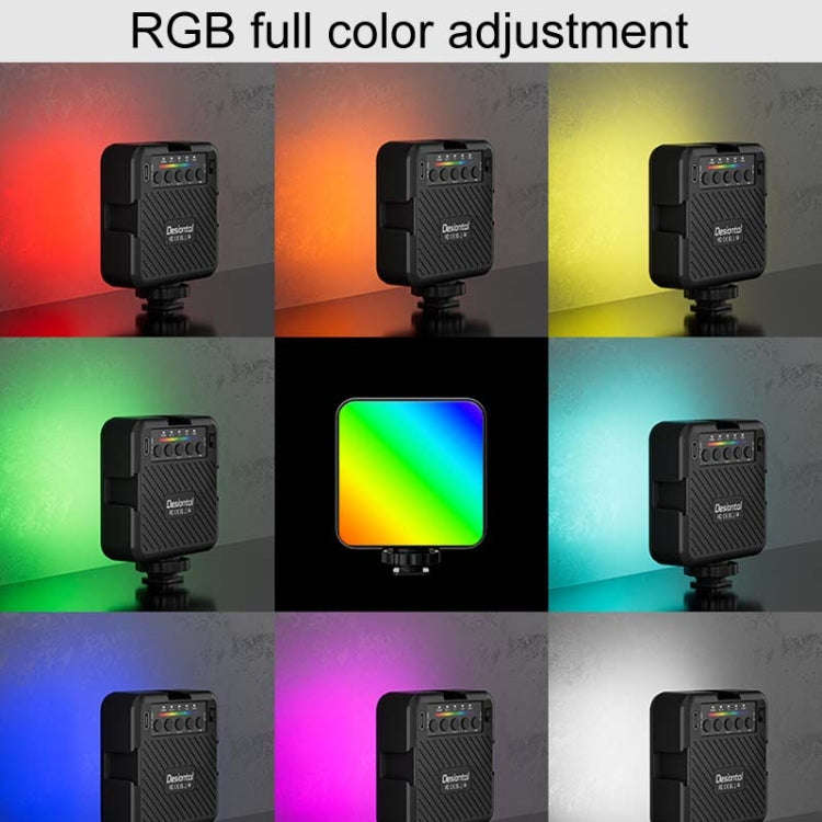 Desiontal X1 Portable RGB Cell Phone Live Streaming Fill Light(Black)