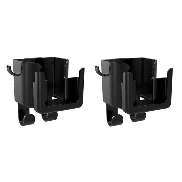 2pcs Car Multifunctional Cup Holder Vehicle Backseat Hook(Black 9976)