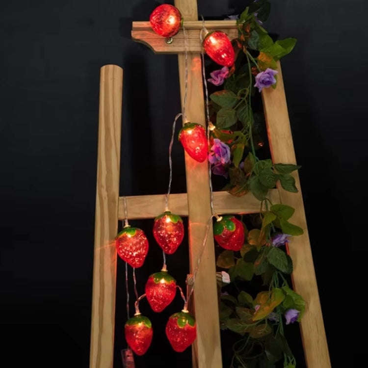 USB Strawberry Light String LED Christmas Decoration Lights, Length: 1.5m 10 Light