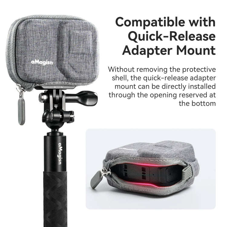 For Insta360 Ace Pro 2 / Ace Pro / Ace AMagisn Body Bag Protective Shell Accessories(Gray)