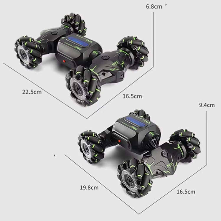 Children RC Car Toy Lights Electric Gesture Sensor Remote Control Twisting Stunt Car, Color: Oran...