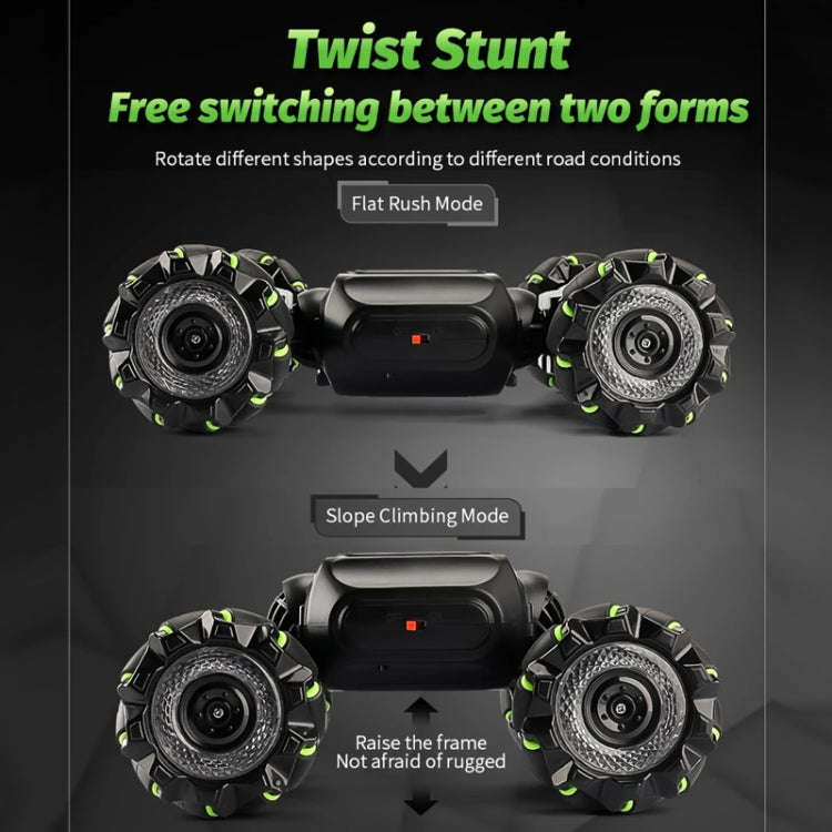 Children RC Car Toy Lights Electric Gesture Sensor Remote Control Twisting Stunt Car, Color: Oran...