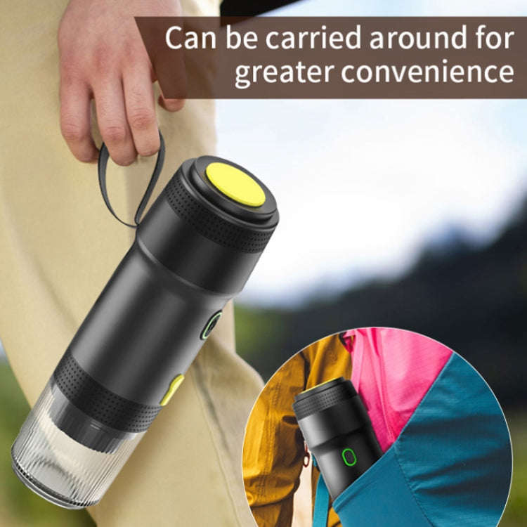 12V 3 In 1 Car Self-heating Coffee Machine Compatible With Large / Small Capsules and Ground Coff...