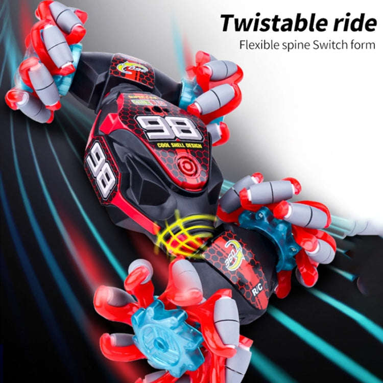 2.4G Gesture Sensor Twist Stunt RC Car Drift 4WD Climbing Transformation Toy Car With Music Led L...