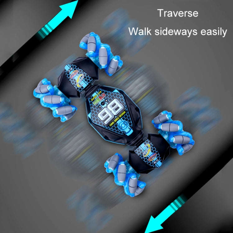 2.4G Gesture Sensor Twist Stunt RC Car Drift 4WD Climbing Transformation Toy Car With Music Led L...