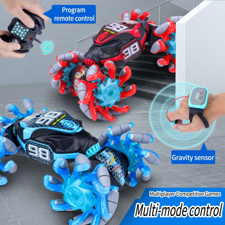 2.4G Gesture Sensor Twist Stunt RC Car Drift 4WD Climbing Transformation Toy Car With Music Led L...