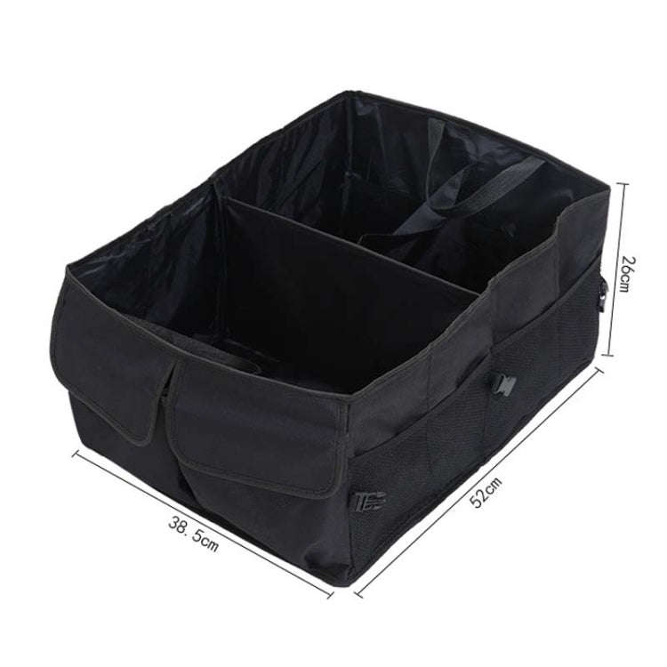 Car Trunk Portable Foldable Organizing And Storing Box(Black)