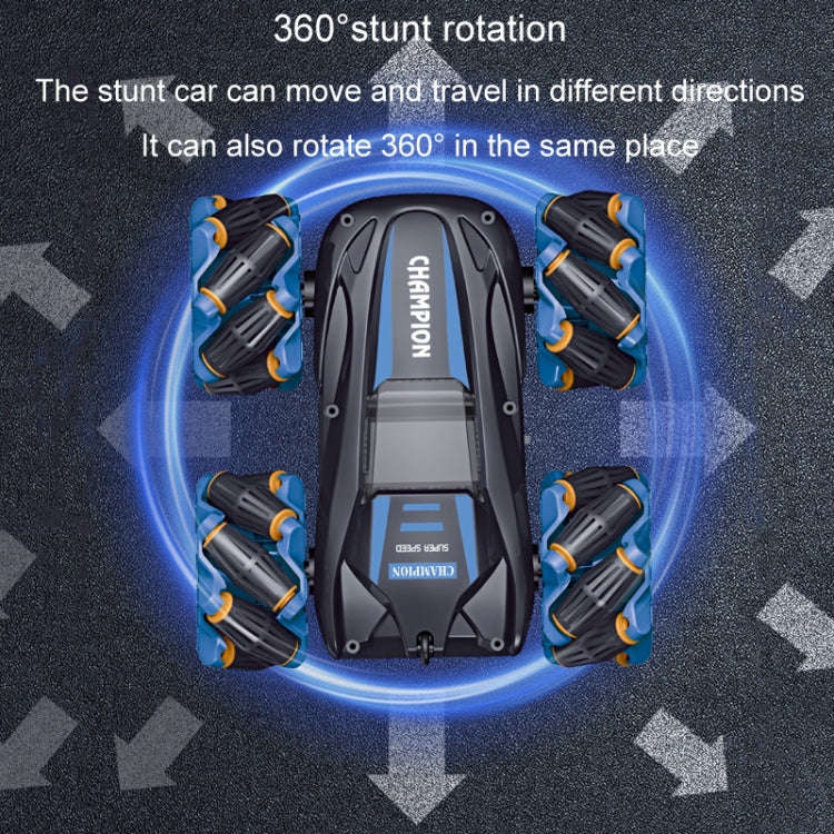 2.4G Stunt RC Car Drift Car Double-sided Racing Tumble Buggy Toy, Style: Dual RC Green