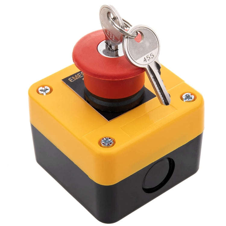 Elevator Pit Platform High-position Emergency Stop Switch With Bottom Box + Key(1 Normally Open 1...