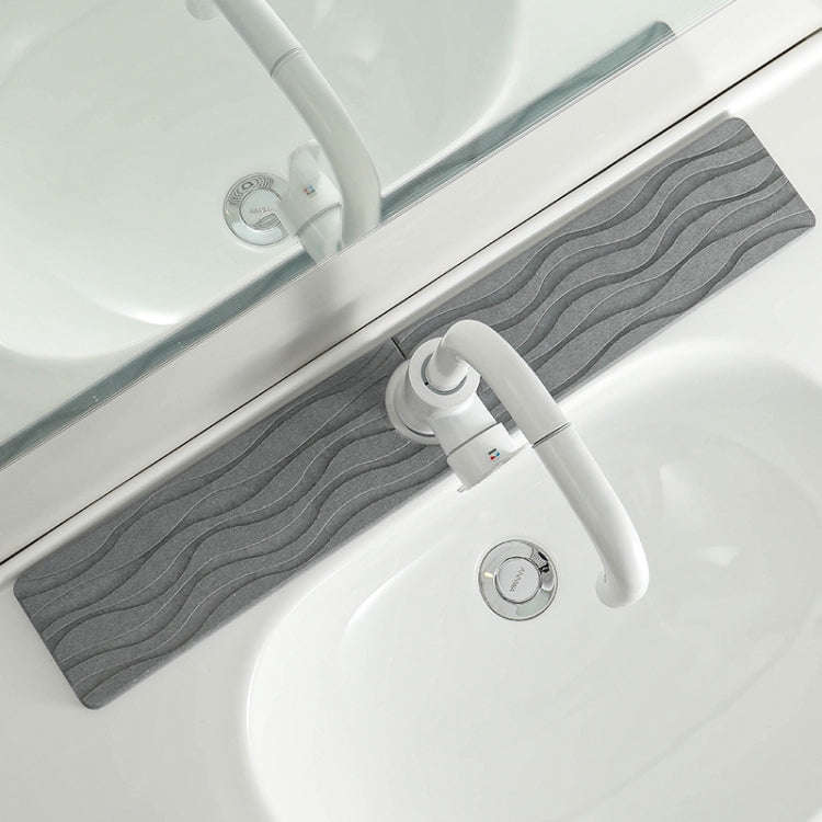 Diatomite Kitchen Water-Absorbent Drying Mat Bathroom Vanity Faucet Countertop Drainage Mat, Size...