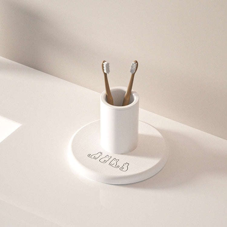 Diatomite Countertop Drying Mat Water Absorbent Coaster Bathroom Vanity Soap Tray Sink Drainage M...