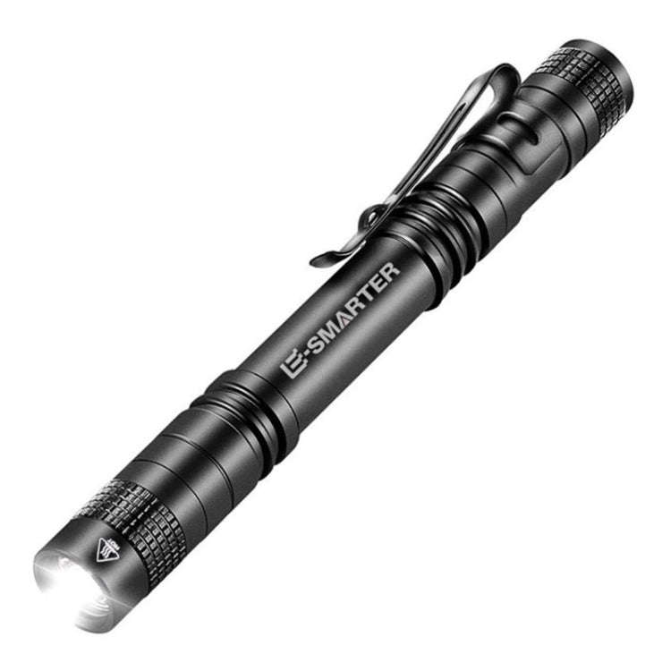 E-SMARTER 702 Double Section Outdoor Strong Light Flashlight Mini Pen Fork Lamp Portable Tool Lamp