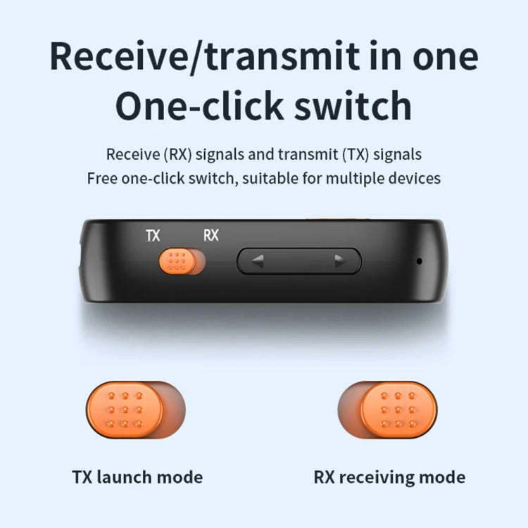 2-in-1 AUX Car Bluetooth Receiver Transmitter Hands-free Call Adapter Converter