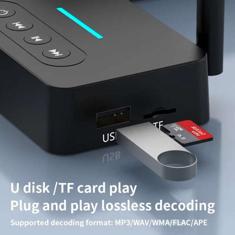 D9 2-in-1 Old-fashioned Audio Car Bluetooth Receiver Transmitter NFC Music Bluetooth Adapter