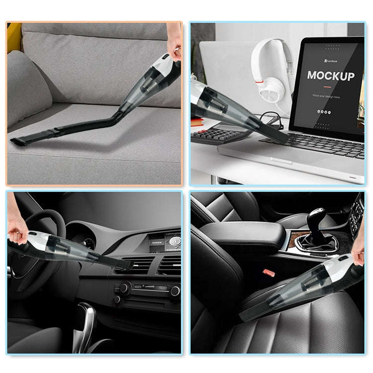 Car Handheld Portable Vacuum Cleaner With Strong Suction, Specifications: Wired + Charging 7.4V