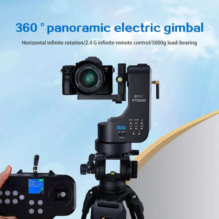 Zifon PT-5000 360 Panoramic Mirror Rotating Dual Axis Camera Remote Control Motorised Gimbal, EU ...