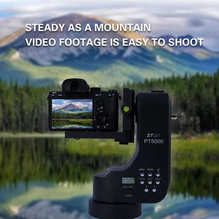 Zifon PT-5000 360 Panoramic Mirror Rotating Dual Axis Camera Remote Control Motorised Gimbal, EU ...