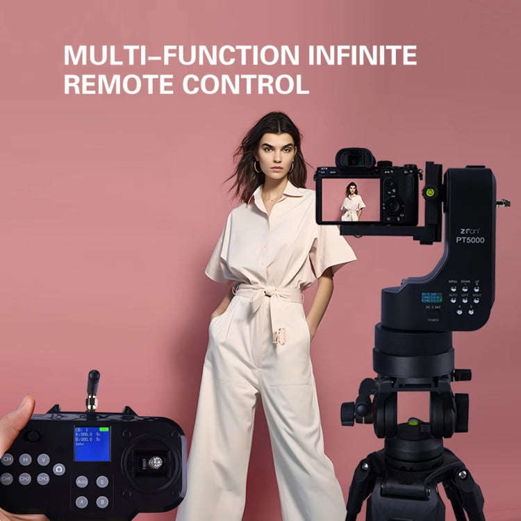 Zifon PT-5000 360 Panoramic Mirror Rotating Dual Axis Camera Remote Control Motorised Gimbal, EU ...