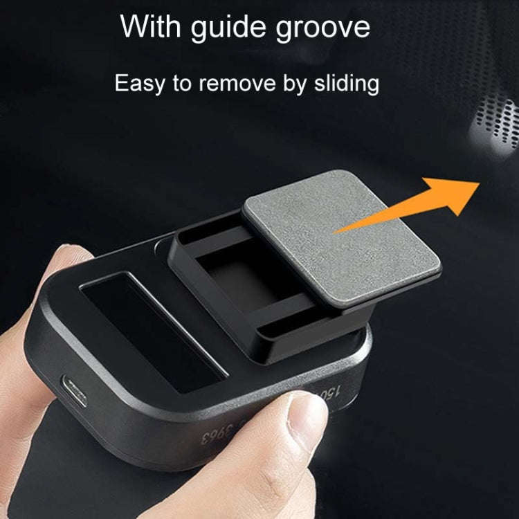 Car Universal ETC Device Removable Slide Bracket(Transparent)