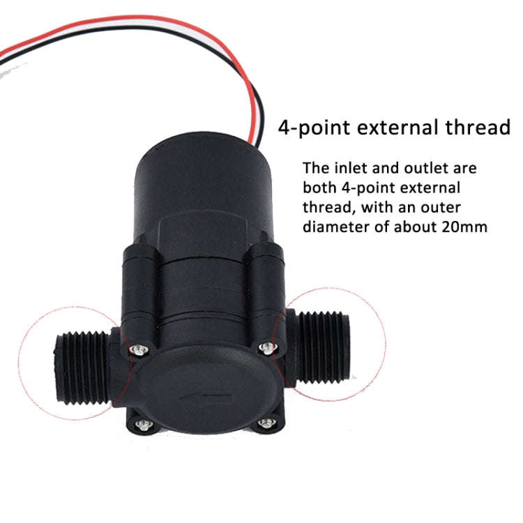 Pipeline Water Flow Generator DC Output for Smart Faucets, Gas Water Heaters