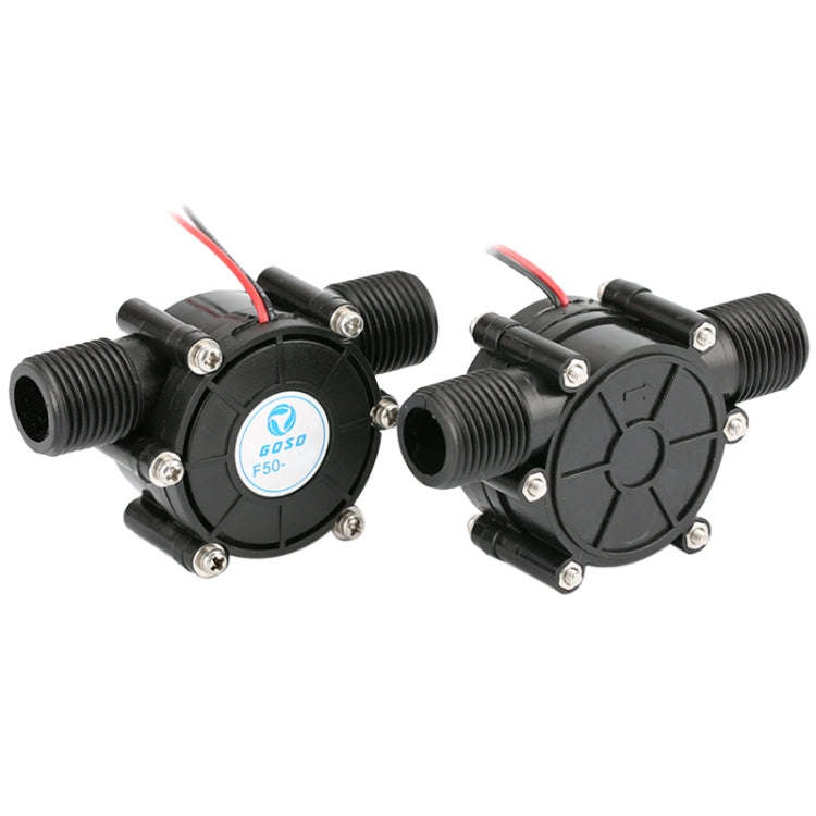 GOSO F50 0-80V Micro Hydroelectric Generator Voltage-stabilized DC Tap Water Flow Generator