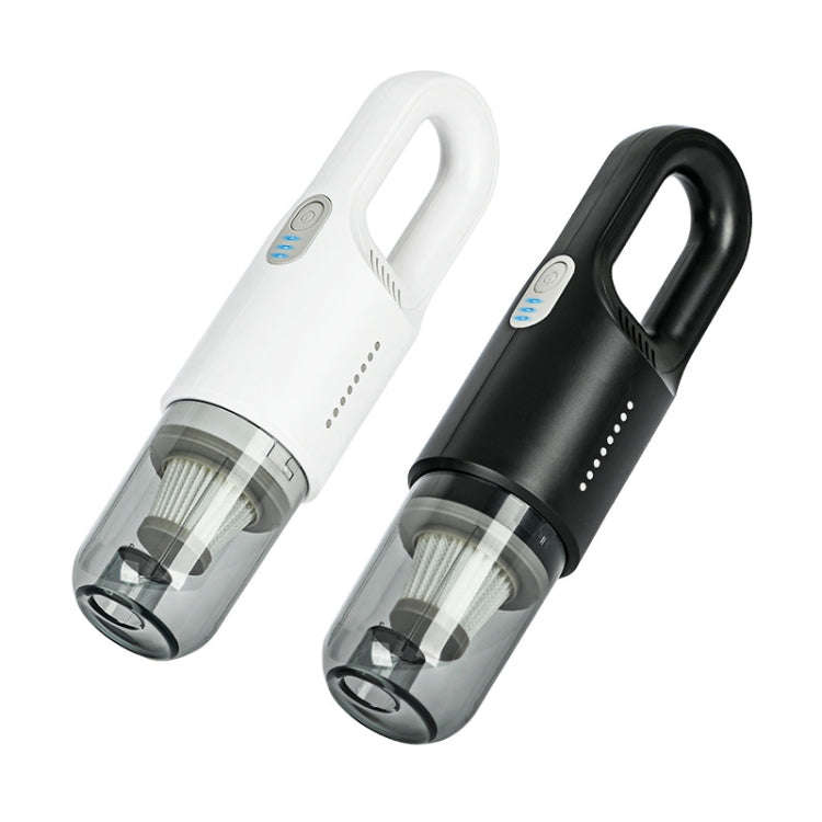 Wireless Car-mounted High-power Suction Handheld Vacuum Cleaner, Color: Black 7.4V