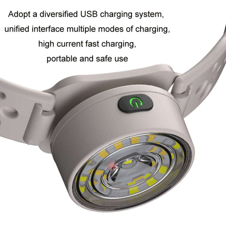 Outdoor Cycling USB Charging Strong Light High Brightness COB Headlamp