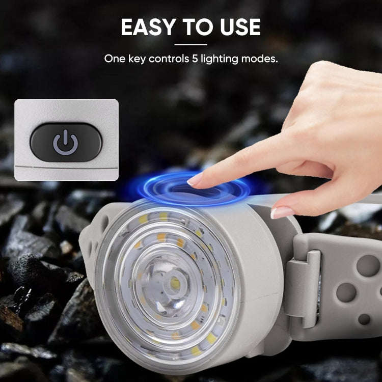 Outdoor Cycling USB Charging Strong Light High Brightness COB Headlamp