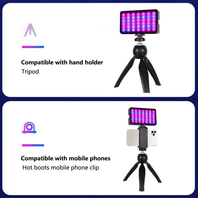 WL-R2 Photography Fill Light Portable Full Color RGB Hit Light LED Video Pocket Light