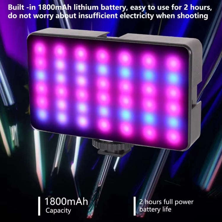 WL-R2 Photography Fill Light Portable Full Color RGB Hit Light LED Video Pocket Light