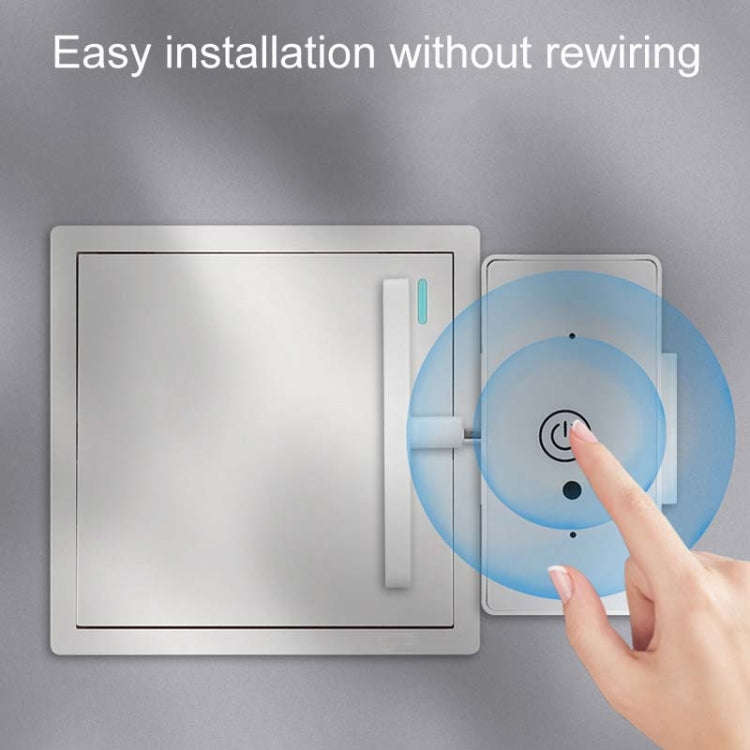 HanPai Heightened Intelligent Remote Control Home Use No Wiring Lazy Lights Off Tool(RF Model White)