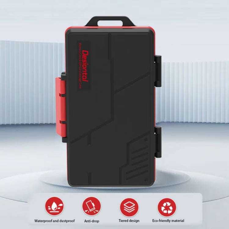 Desiontal E9 Camera Memory Card Waterproof Storage Case SD Card Storage Box