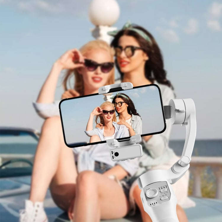 Three-Axis Anti-Shake Smart Gimbal Handheld Stabiliser With Face Follow Shot(Black)