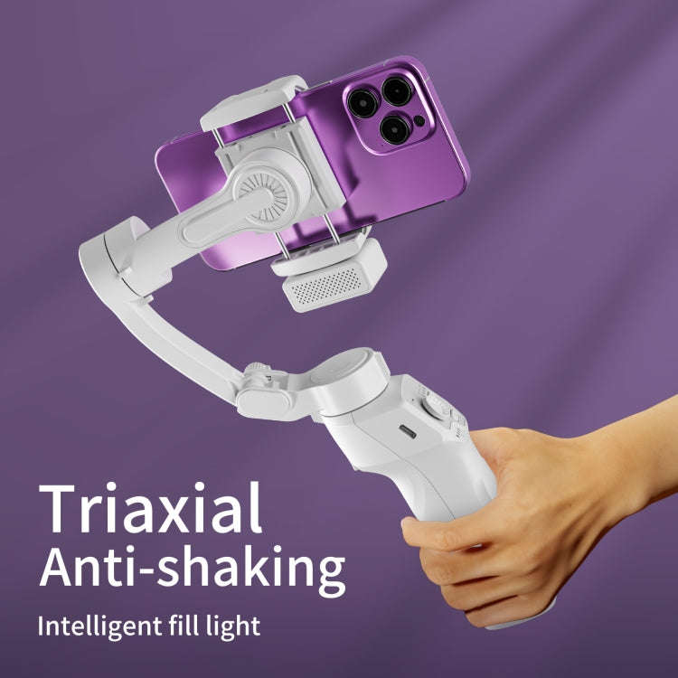 Three-Axis Anti-Shake Smart Gimbal Handheld Stabiliser With Face Follow Shot(Black)