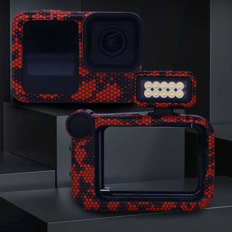 For GOPro HERO13 Black Camera Stickers Body Protective Film, Style: 11 Circuit Red