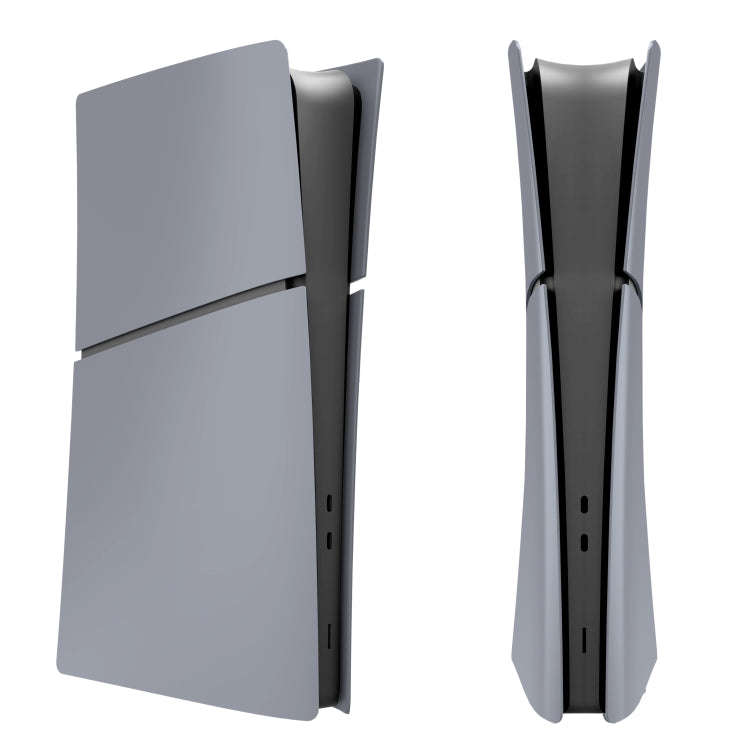 For PS5 Slim Replacement Faceplate Shell Detachable Protective Case, Model: Digital Edition Gray
