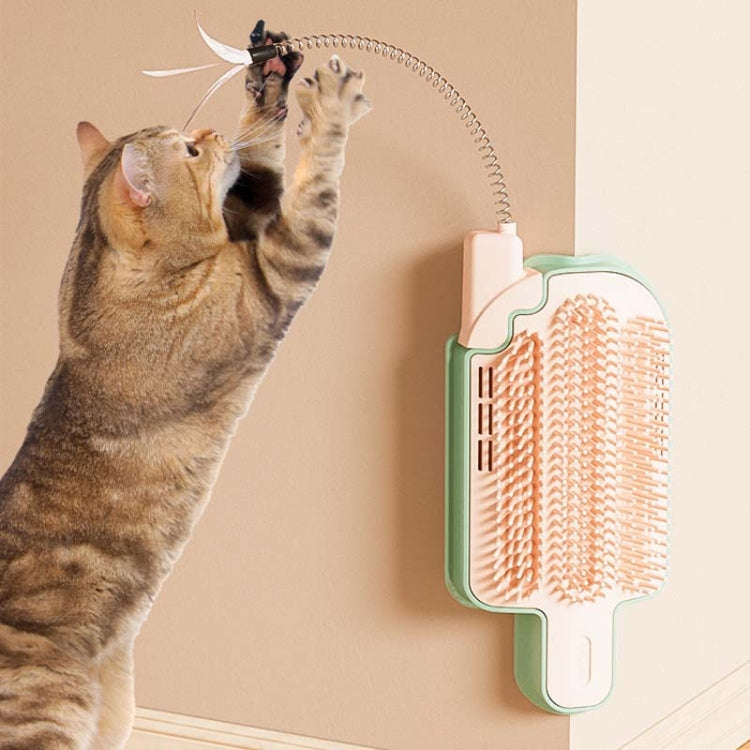 Cats Corner Self-Exciting Ice-Cream Scrubber Pet Massage Brush Toy, Style: Peppermint Ball Model