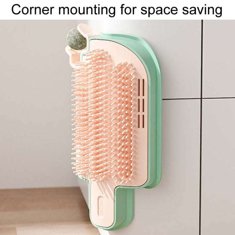 Cats Corner Self-Exciting Ice-Cream Scrubber Pet Massage Brush Toy, Style: Peppermint Ball Model
