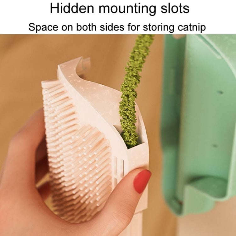 Cats Corner Self-Exciting Ice-Cream Scrubber Pet Massage Brush Toy, Style: Peppermint Ball Model