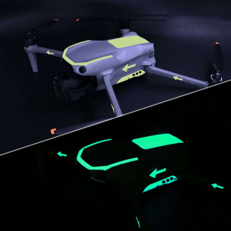 For DJI Air 3S / 3 Luminous Stickers Night Glow Film(Light Green)