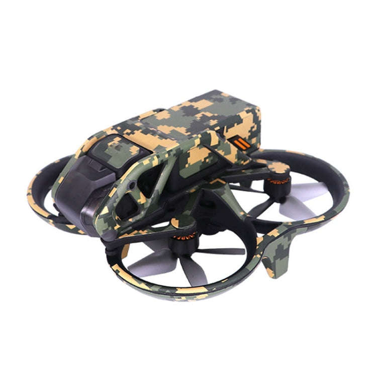 For DJI Avata Single Fuselage Sticker No Adhesive Personalised Stickers(A-04 Colorful Lines)